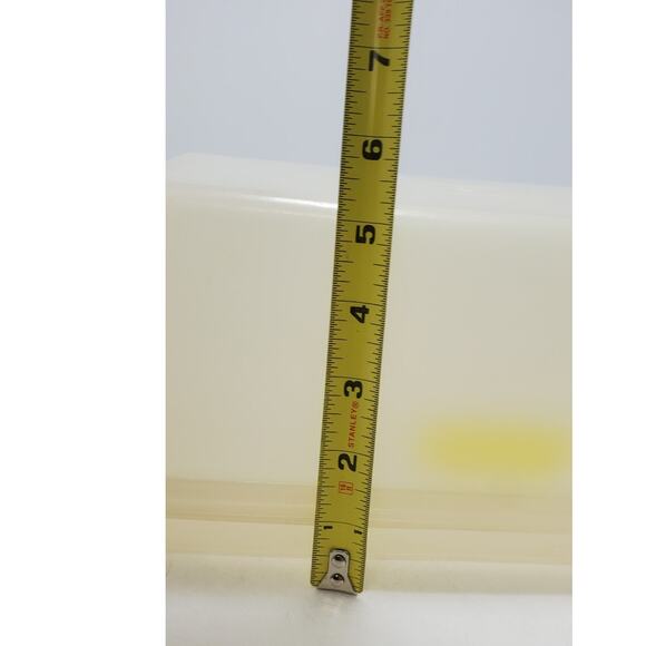 Vintage Sheer Tupperware Bread Loaf Keeper Storage Container #171 w/ #172 Lid - Picture 3 of 8